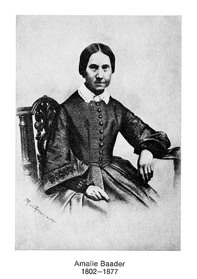 Klinikgründerin Amalie Baader